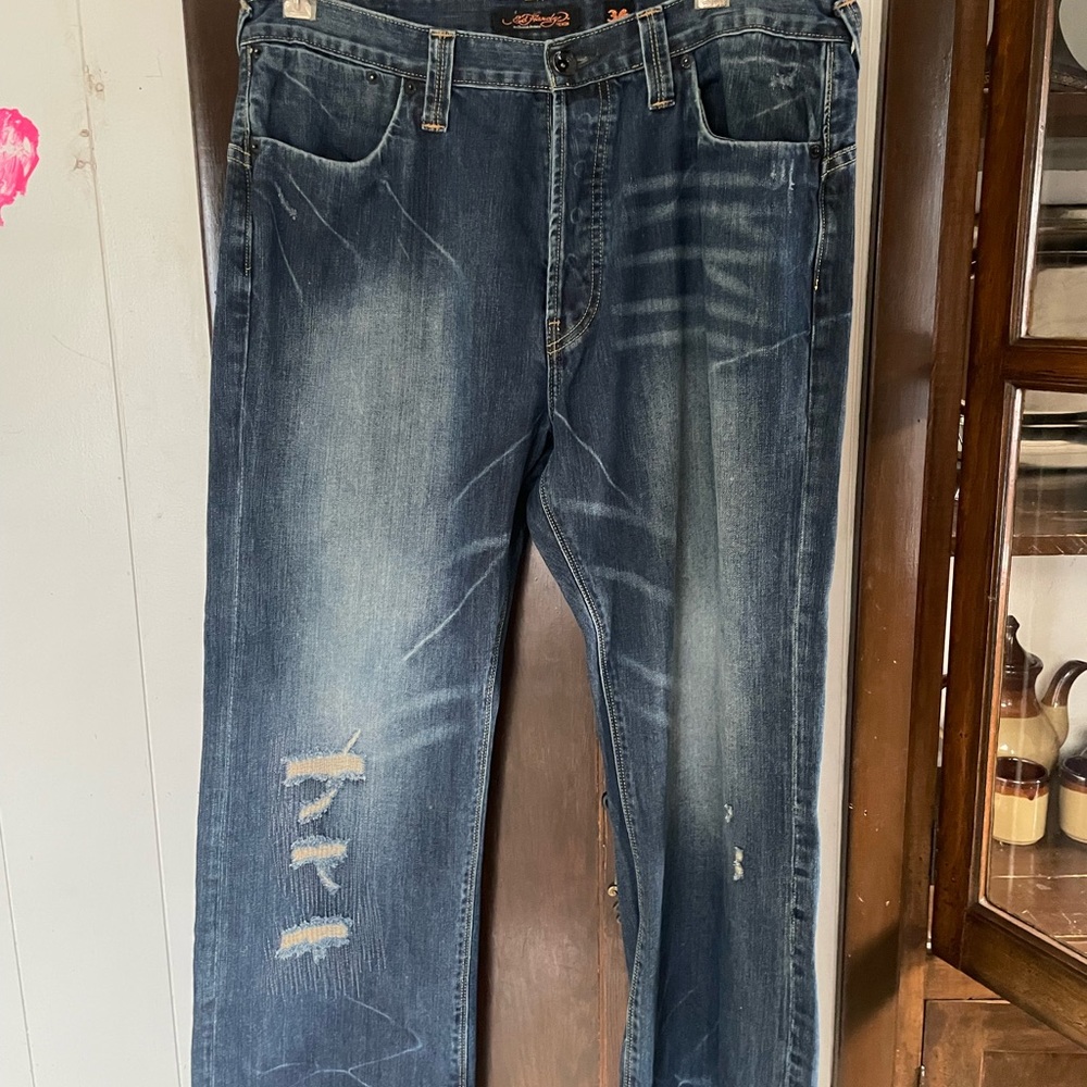 Men’s Jeans 36X30 Ed Hardy by Christian Audigier almost new condition.